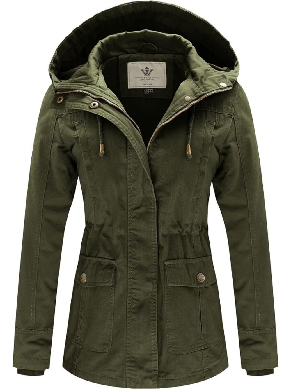 Lightweight Women's Cotton Military Jacket | Casual Anorak Coat for All Seasons